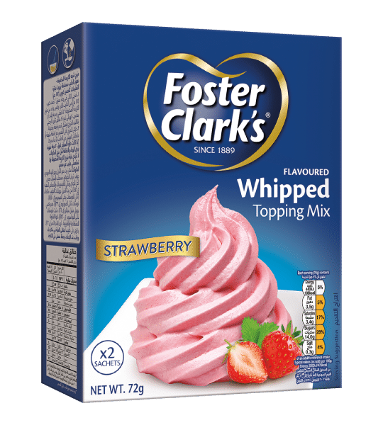 Strawberry Flavoured Whipped Topping Mix 72g Foster Clark Products Ltd
