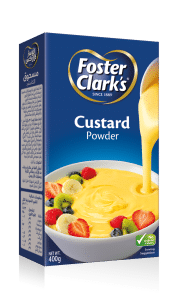Foster Clark's Custard Powder with real custard