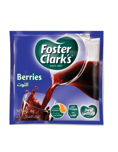 Small Sachet of Foster Clark's Berries Powder drink 6 grams make one glass