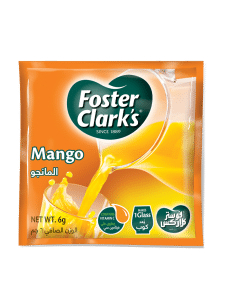 Foster Clark's powdered mango drink 6 grams makes one glass