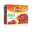 Banana and strawberry jelly